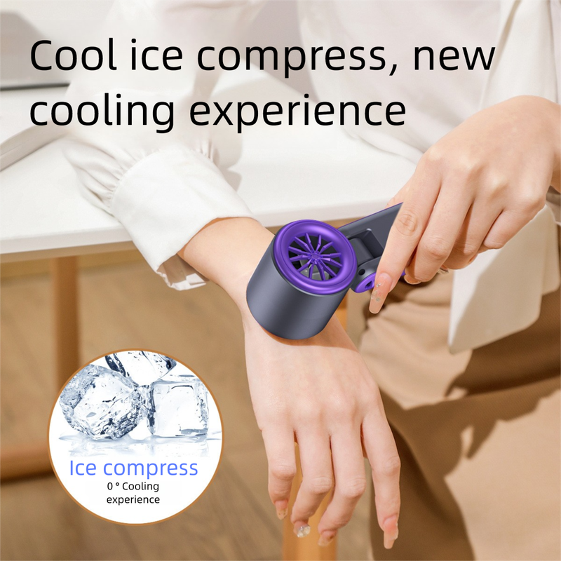 Ventilatore Turbo T15 Ice - Modello privato 2025, velocità a 100 livelli, USB portatile ad alta velocità_voghion.com