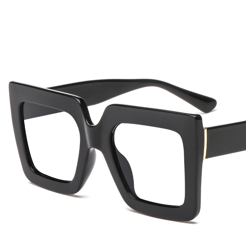 Two-color Transparent Square Frame Blue Light Blocking Glasses,Spectacles Lens,Computer Reading/Gaming/TV/Phones Glasses Relieve Eye Fatigue & UV Glar_voghion.com