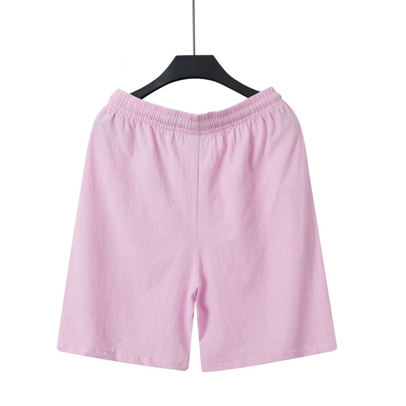 Men's Linen-Cotton Drawstring Shorts – Breathable Summer Casual & Beach Pants (S-XXXL, Relaxed Fit, Quick-Dry, Machine Washable)_voghion.com