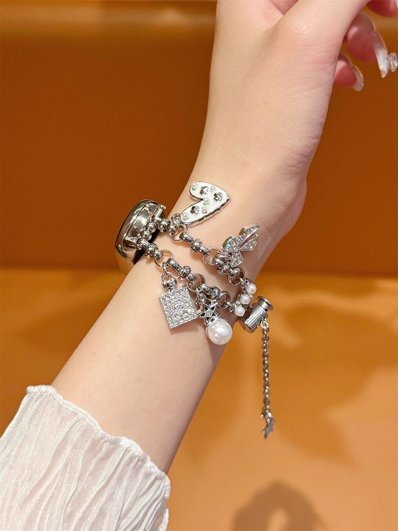 Uhrenarmband für Xiaomi Band 8 7 8Pro 7Pro 6 5 4 3 Love Crystal Temperament Armband Uhrenarmband_voghion.com