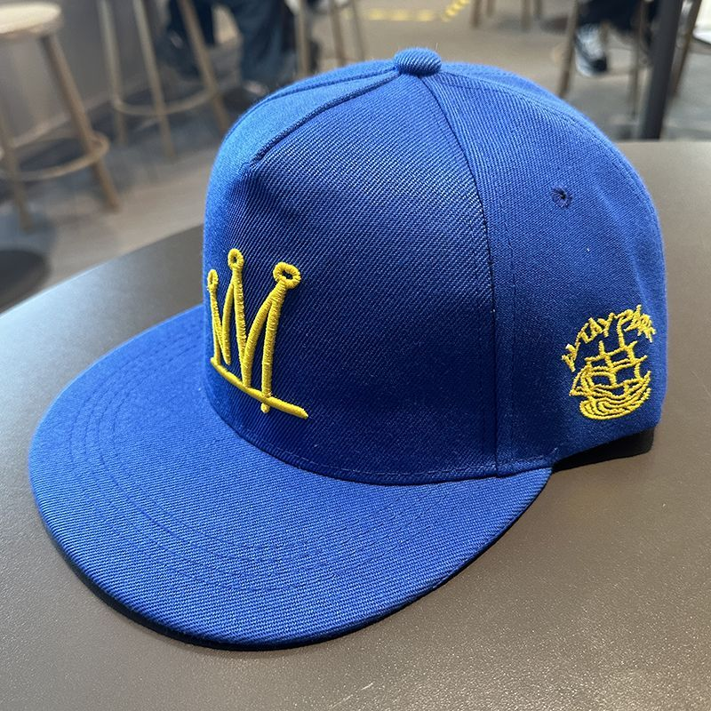 Hip Hop Men's Women's Flat brim Spring and Autumn Baseball Big Headed Street Dance Trendy Person Straight Board American_voghion.com