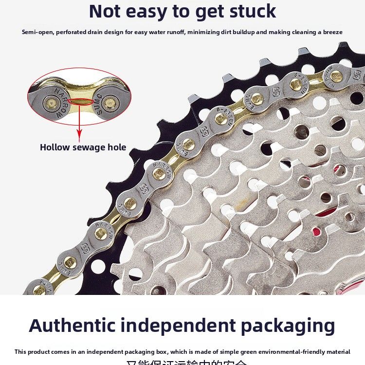 Chaîne de vélo de route pliante VTT SUMC 8/9/10/11/12 vitesses_voghion.com