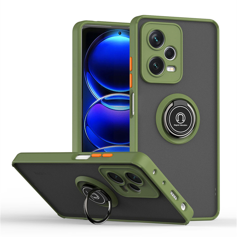 Magnetisk biltaske til Xiaomi Redmi Note 12 11 12s 10s 10 9 8 Pro 10C 12C Ringholdercover til Redmi Note 12 Pro Plus 5G_voghion.com