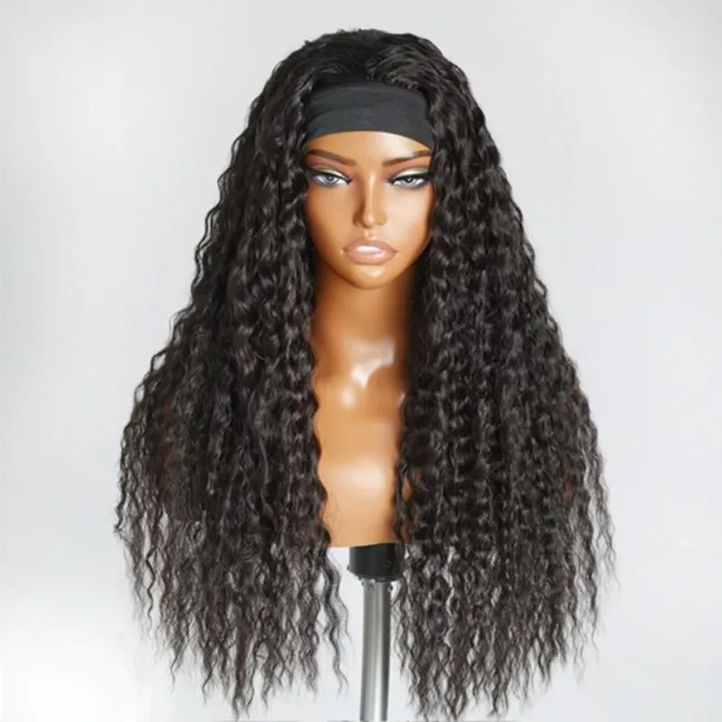 Pelucas brasileñas baratas con ondas al agua hechas a máquina para mujeres, venta de liquidación_voghion.com