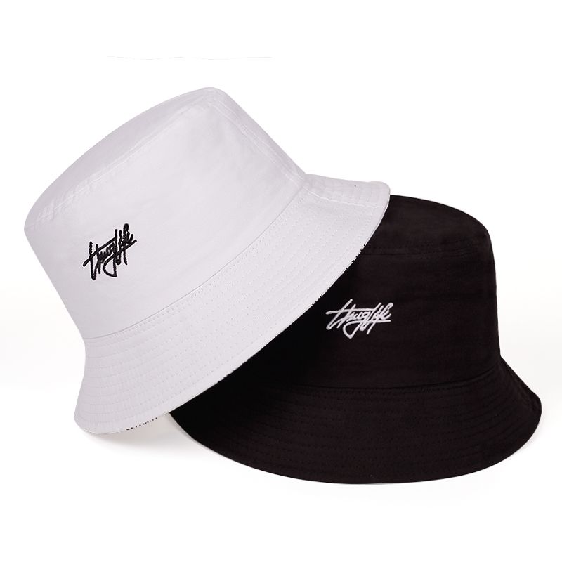 Modischer, doppelseitiger, tragbarer Fischerhut mit Thugufe-Stickerei und Persönlichkeit, für den Außenbereich, lässige Kappe, Sonnenschutzhut_voghion.com