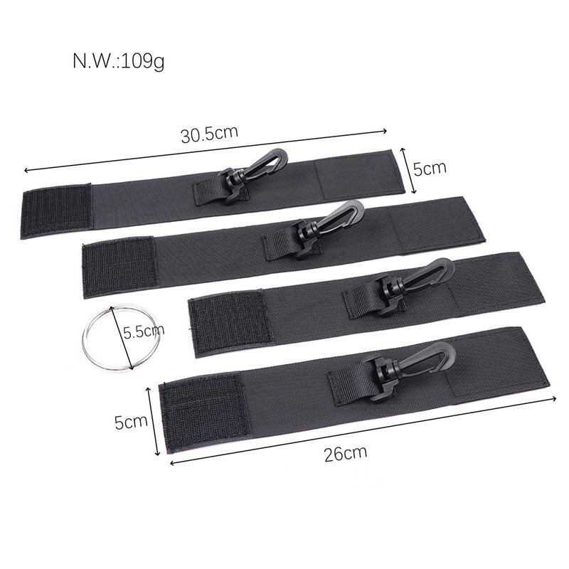 Sistema di ritenuta bondage a 4 punti: cinghie incrociate regolabili + polsini in pelle imbottiti per un gioco di potere sicuro_voghion.com