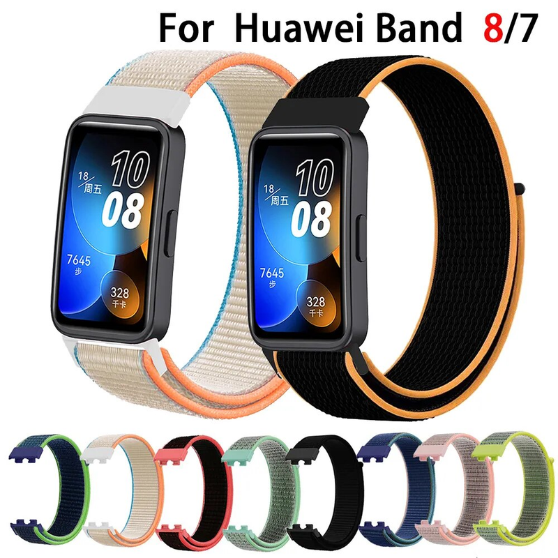 Armband für 8 Zubehör Nylonschlaufe Smart Watch Ersatzgürtel Armband Sport Huawei Band 7_voghion.com