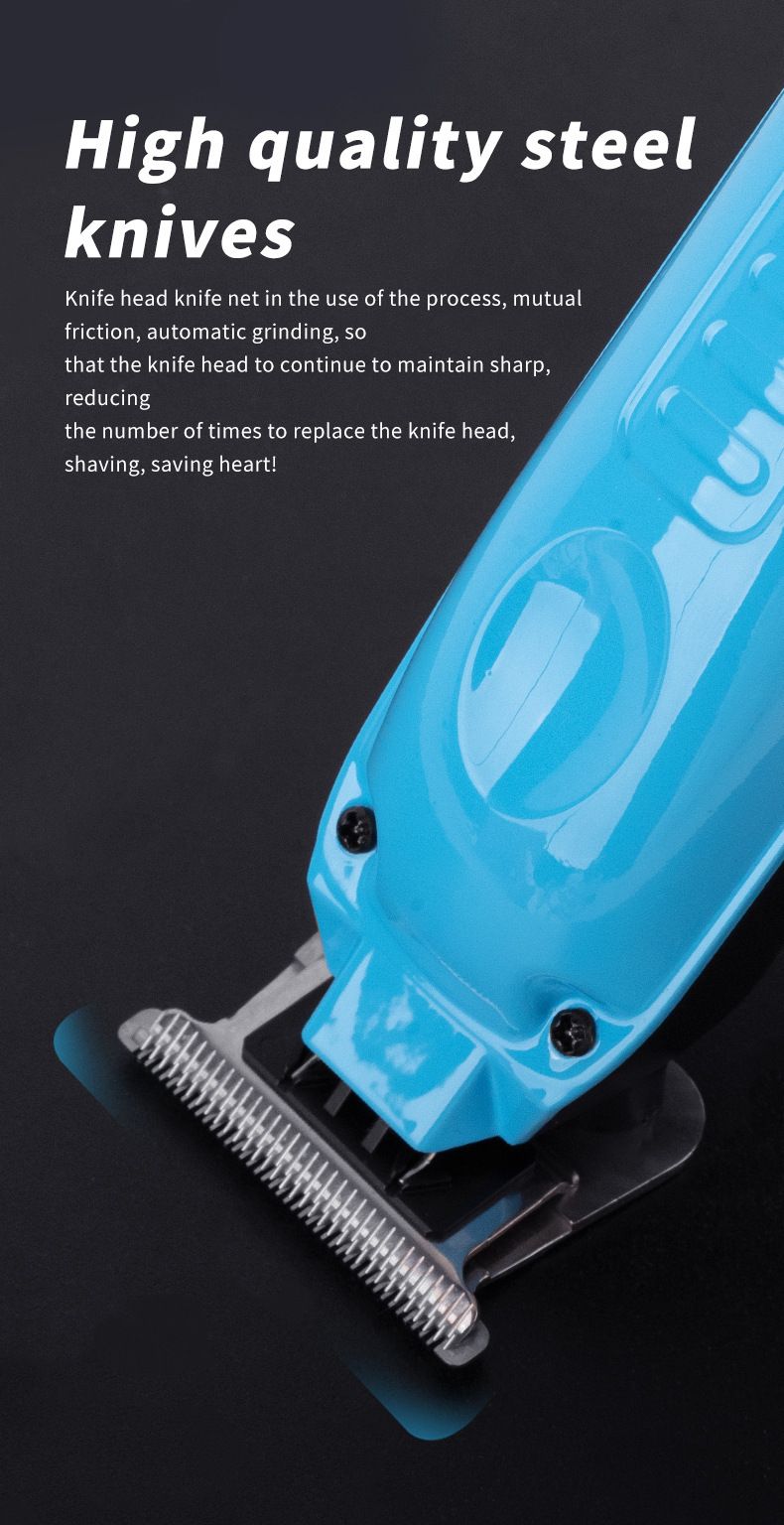 Wiederaufladbarer Haarschneider per USB - Ölkopf-LCD-Digitalanzeige mit Schnitzfunktion_voghion.com