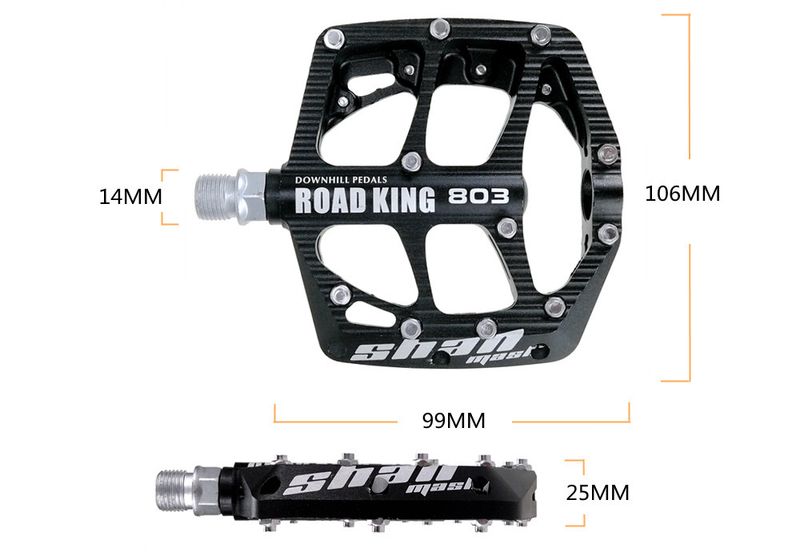 SHANMASHI 803 Plataforma Bicicleta de Montaña Pedales Planos Cómodos Anchos_voghion.com