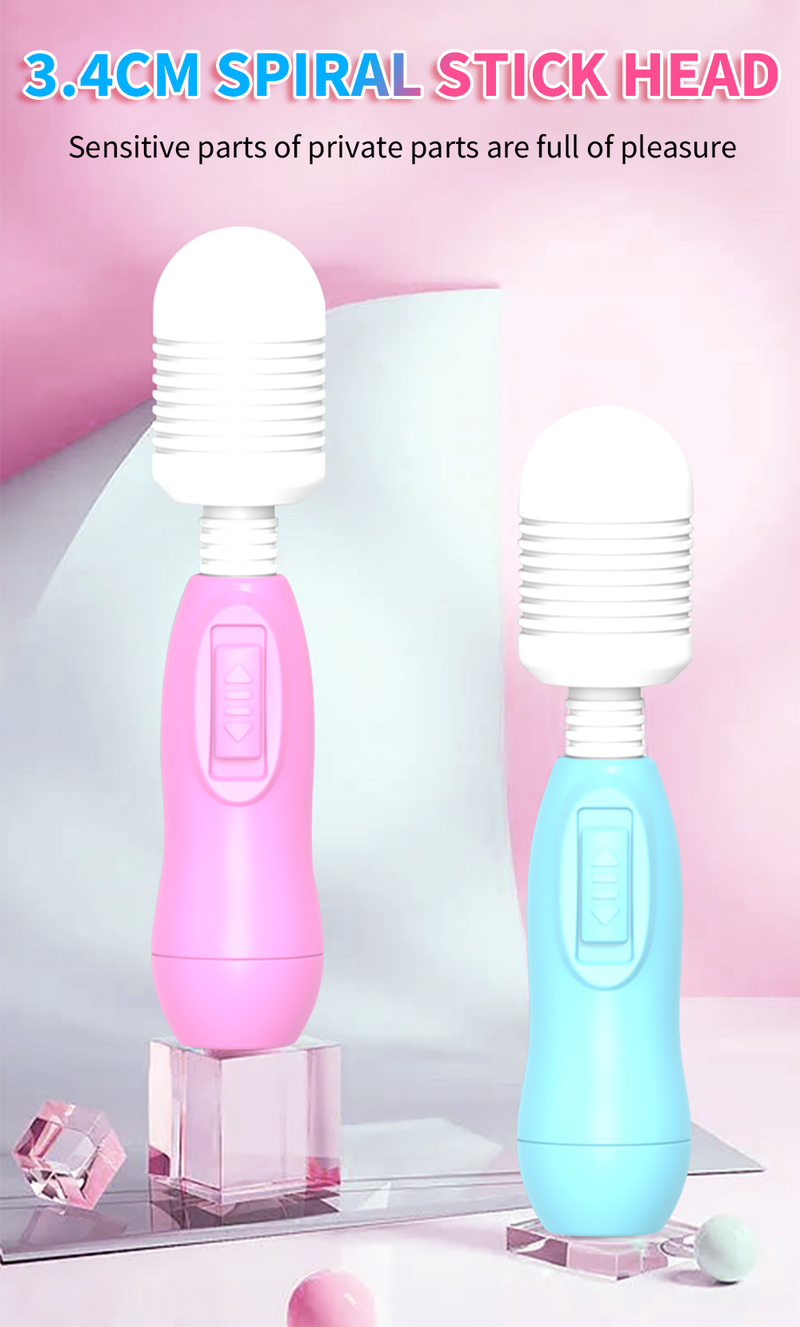 Mini vibratori con bacchetta magica per donne Stimolatore del clitoride AV Stick G Spot Massaggiatore Masturbatore femminile Sesso a_voghion.com
