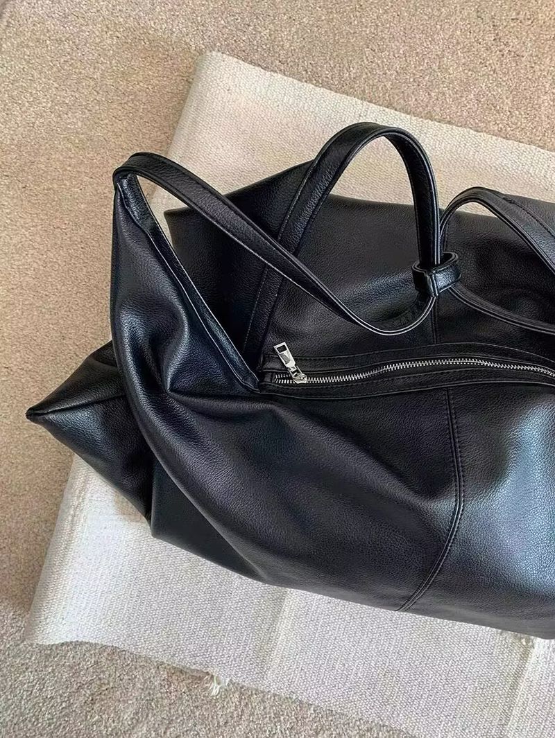 Stile pigro di alta qualità, semplice, a tracolla, grande capacità, sotto le ascelle, in morbida pelle, alla moda, croissant 2025, primavera estate, nuova moda, versatile per il tempo libero_voghion.com