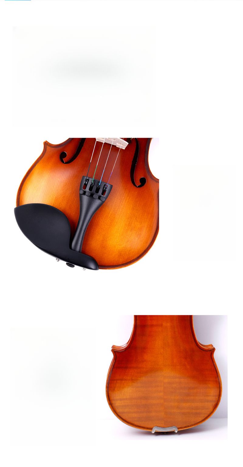 Greena 002A Performance Solid Wood Violin Suitable For Beginners_voghion.com