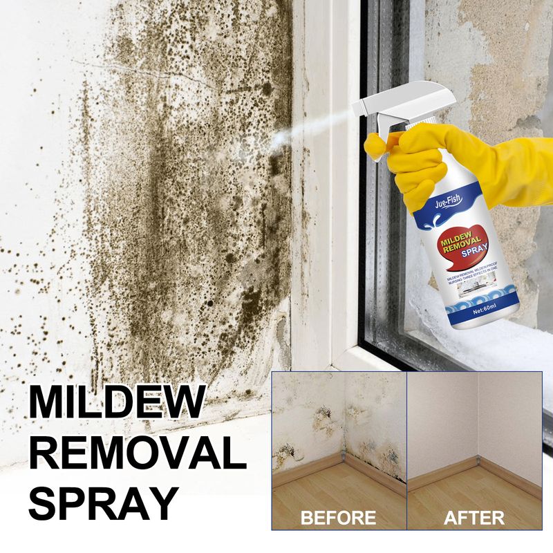 Removedor de moho en el techo, limpieza de paredes de azulejos de baño, spray quitamanchas de moho multifuncional_voghion.com