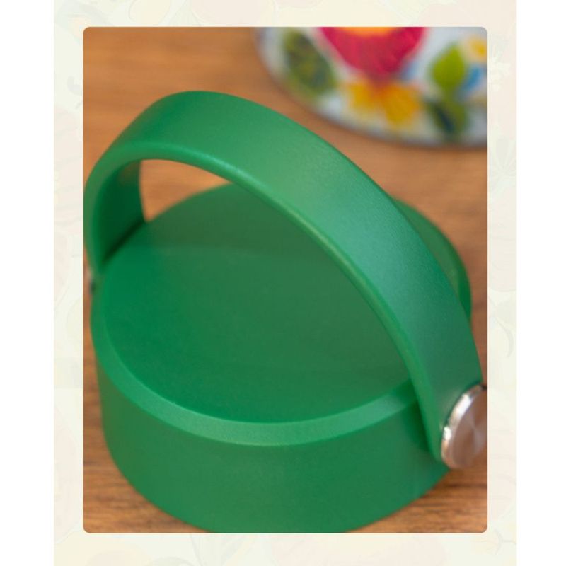 Tazza termica in acciaio inossidabile colorato MAGRACE Flower Shadow francese da 1000 ml, grande capacità, con supporto portatile per il tè_voghion.com