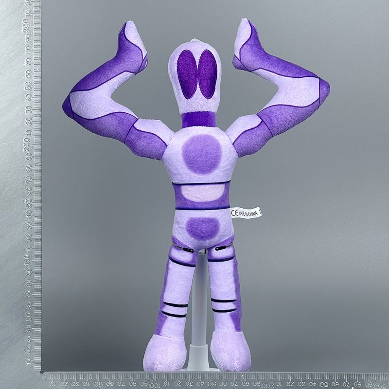 Incredibile peluche Digital Circus - Clown Cyberpunk, morbido e coccoloso da collezione per adolescenti e adulti, regalo perfetto per gli appassionati di personaggi dal design unico._voghion.com