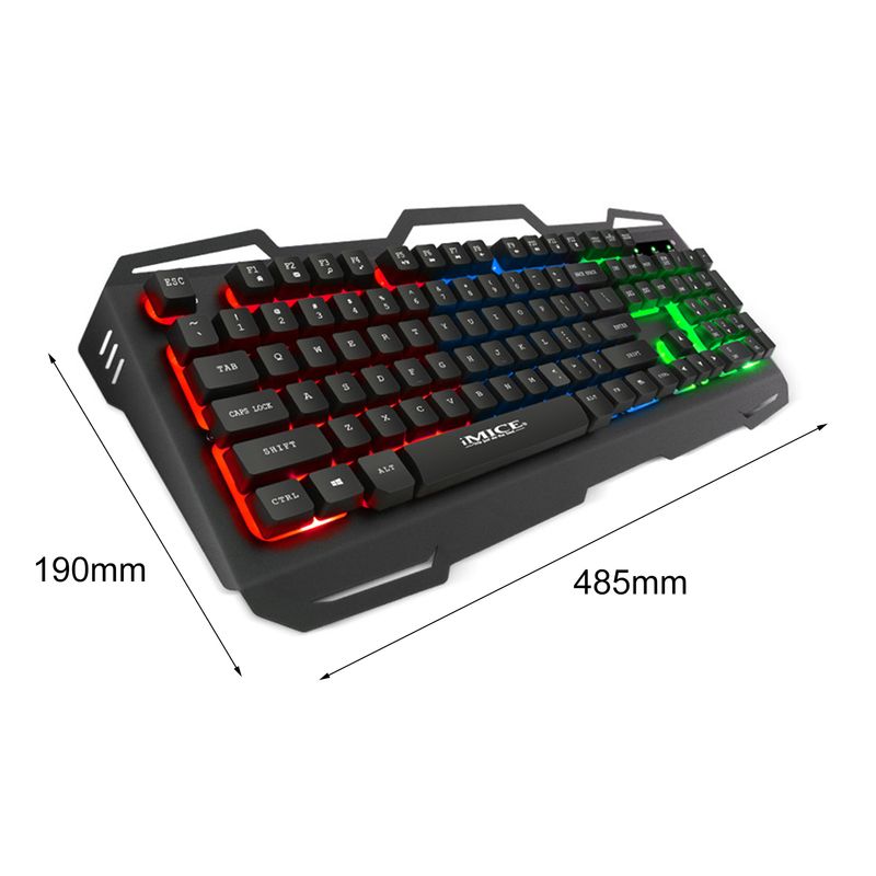 Farfi IMICE KM-690 Set Waterproof Backlight Mechanical Feel Extreme Responsiveness Wired Keyboard Mouse Kit for Gaming_voghion.com