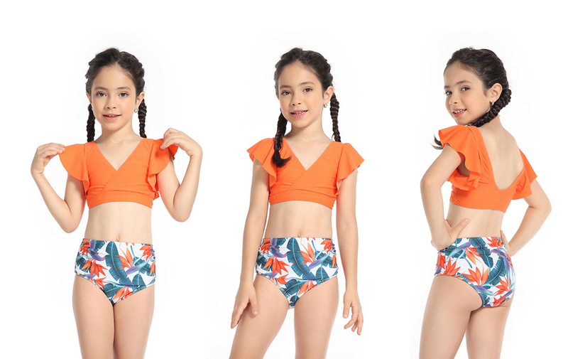 Maillot de bain famille Maillot de bain deux pièces fille Maillot de bain enfant_voghion.com