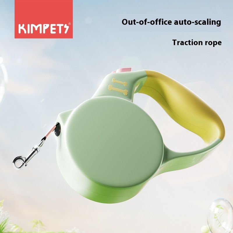 Coleira para cachorro com corda telescópica automática para caminhada, cinta peitoral para cães e gatos de pequeno e médio porte, corrente para filhotes de pelúcia, animal de estimação_voghion.com