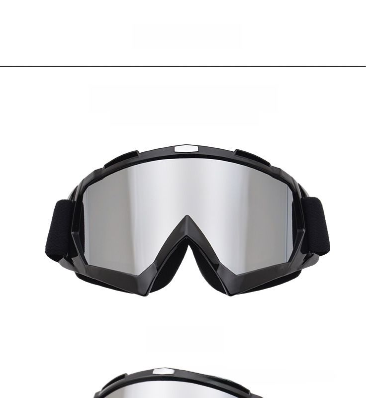 Cycling Eyewear Motorcycle Goggles Outdoor Motorcycle Goggles Cross-country Goggles Helmet Glasses Single-layer Ski Goggles Riding Glasses_voghion.com