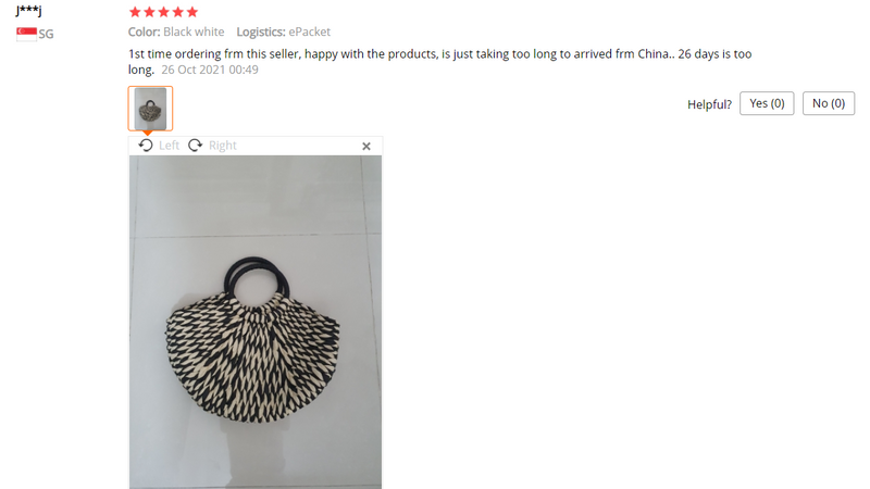 Borsa a mano da donna Borsa semicircolare intrecciata in vimini di vimini di grande capacità Borsa da viaggio casual da donna di grande capacità Bolsos di moda_voghion.com