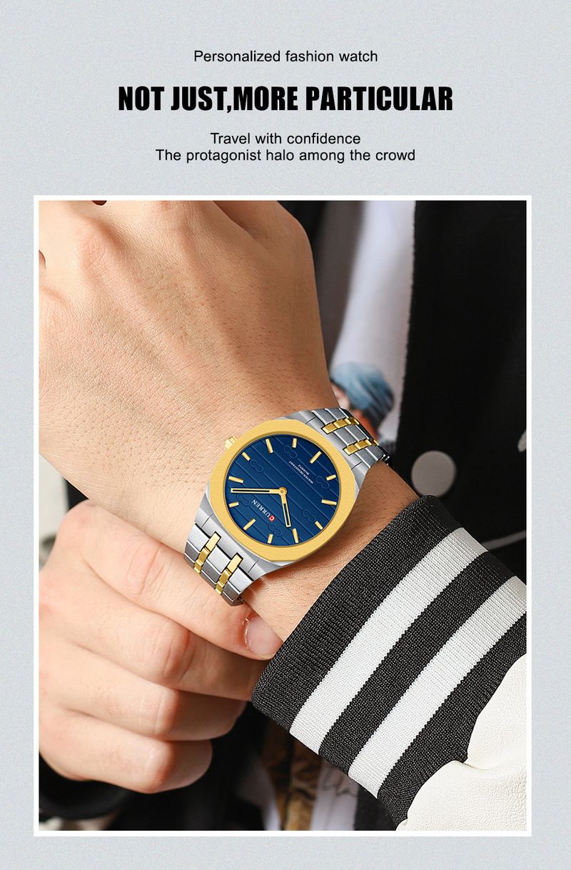 Slim Square Minimalist Watch – Japanese Miyota Quartz Movement, 30M Water Resistant, Unisex Contemporary Timepiece With Mineral Crystal_voghion.com