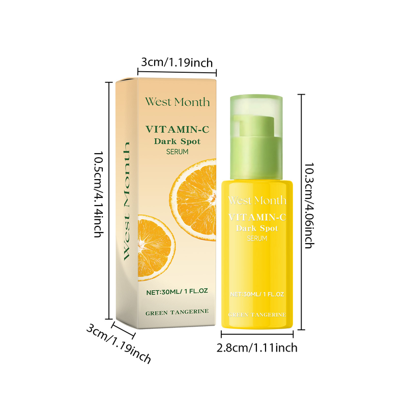 West&Month Vitamin C Liquid Moisturizing, Softening, Smoothing, Brightening, Dark Skin essence_voghion.com