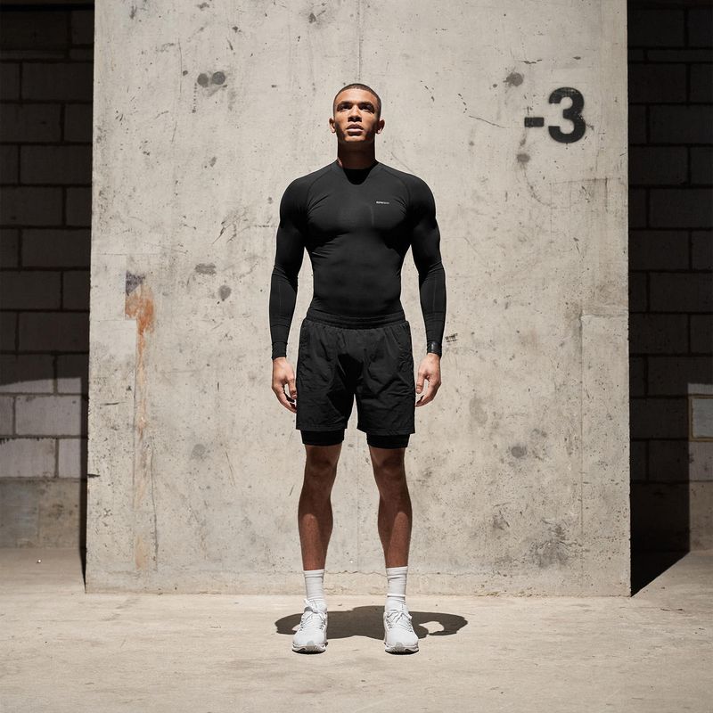 Herenkleding Hardlooptraining elastische sneldrogende fitnessbroek_voghion.com