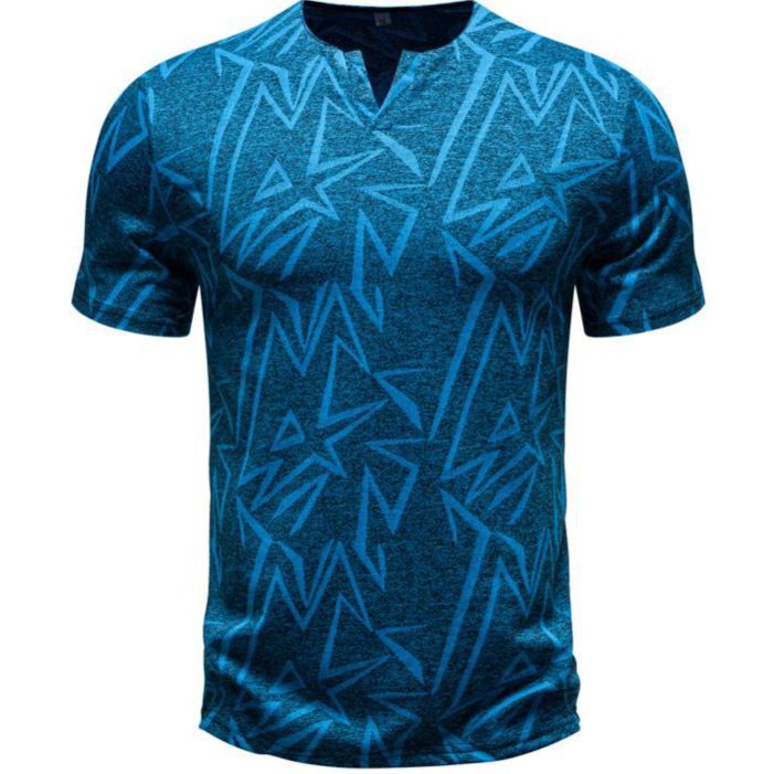 Maglietta a maniche corte snellente giovanile, estiva, da uomo, nuova moda casual europea con motivo personalizzato_voghion.com