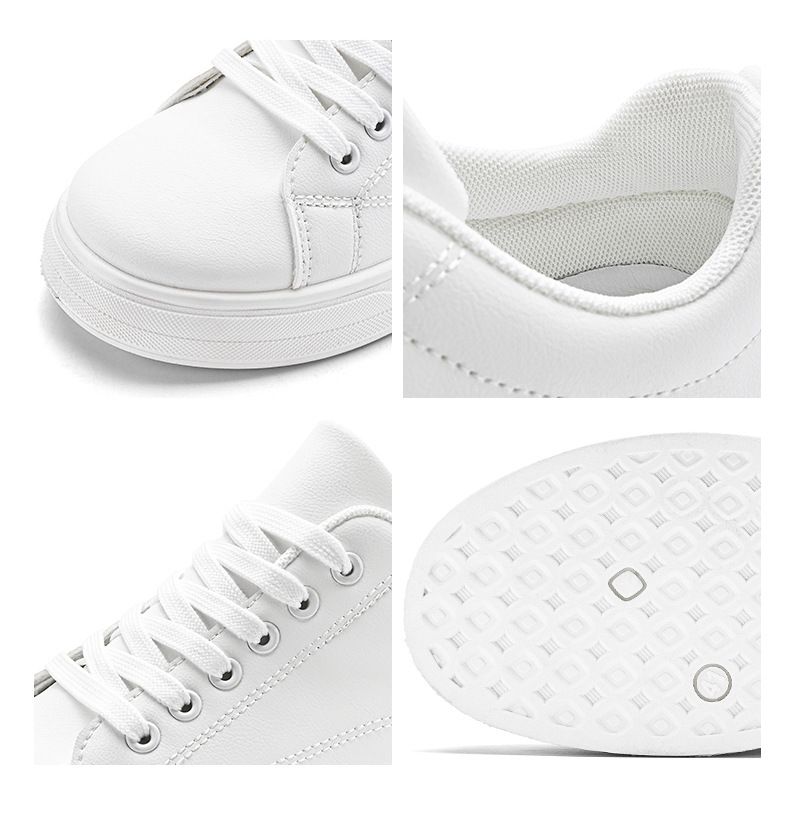 Herrenschuhe Koreanische atmungsaktive Sneakers, große Freizeitschuhe, modische Sportschuhe, weiße Schuhe für Männer, Cross Border Niche Harajuku_voghion.com