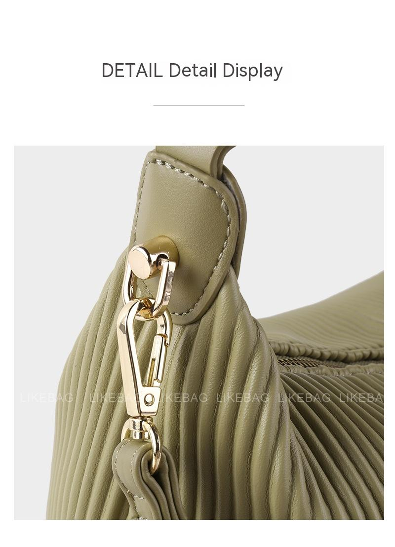 Borsa a mano da donna Borsa a tracolla con sciarpa di seta con ritaglio di design elegante di moda di alta qualità Borsa a tracolla con sciarpa di seta semplice in morbida pelle strutturata_voghion.com