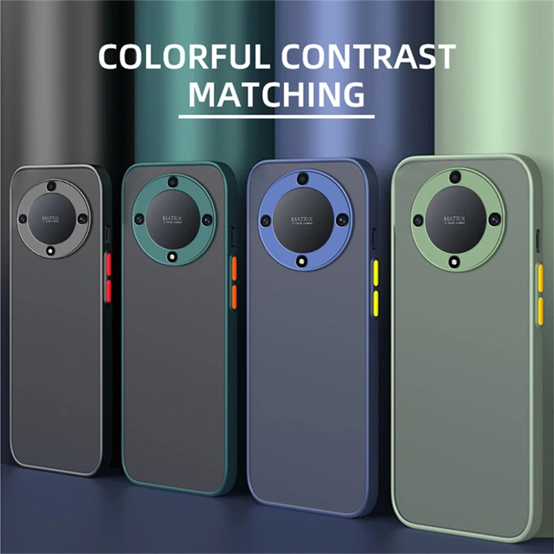 Shockproof Armor Matte Case For Huawei Honor Magic 5 Lite X9A X8A X8 5G X9 Soft Bumper Case For Honor 70 60 50 Pro SE_voghion.com