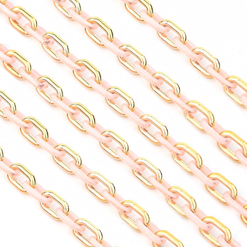 Collana in acrilico con cerchio liscio versatile INS, moda fai da te, catena per maschera staccabile, accessori per gioielli_voghion.com