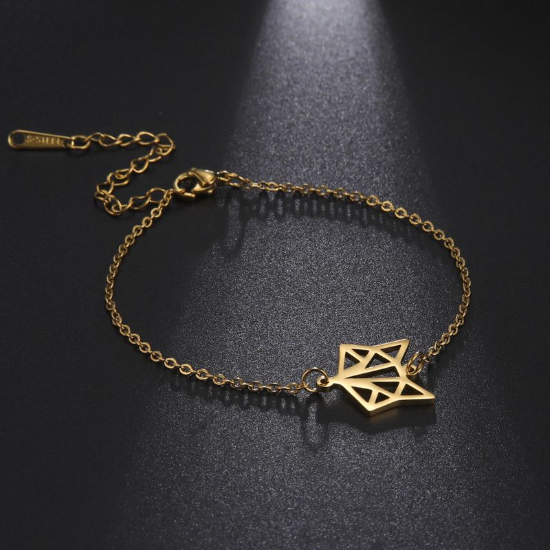 Exquisites und modisches Armband mit Fuchskopf-Anhänger und hohler Struktur, einfaches Temperament, vielseitiges Armband_voghion.com