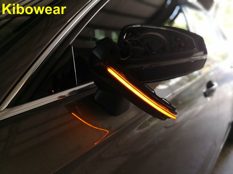 2 stk til Audi A3 S3 8V RS3 Dynamic Scroll LED Blinklys 2014 2015 2016 2017 2019 2020 Spejl Blinklys fejer_voghion.com