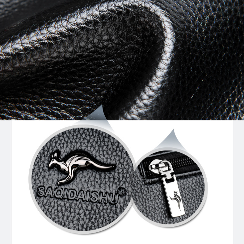 Men's Bags Factory Direct Sales Men's Handbag Large Capacity Casual Business Briefcase Horizontal Shoulder Crossbody Bag_voghion.com