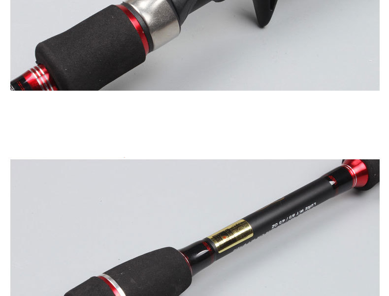 Portable Telescopic Lure Rod Carbon Vibrating Straight Handle Gun Handle Lure Rod_voghion.com