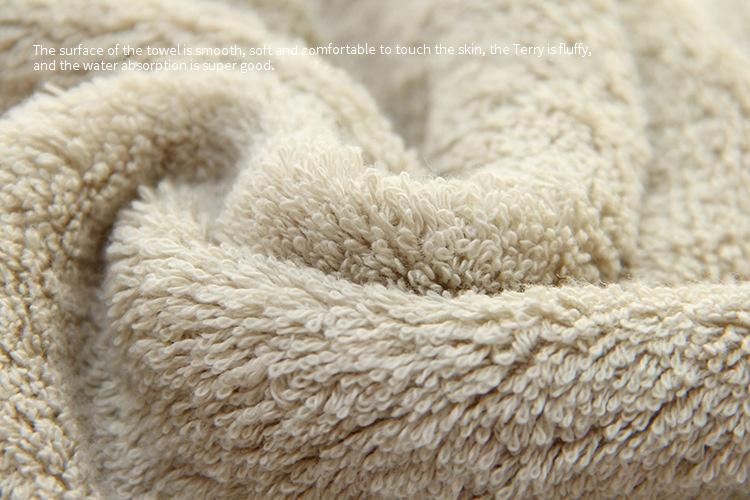 Thickened Baby Quality A Grade Plain Bath Towel 550g Authentic Long Staple Cotton Bath Towel_voghion.com