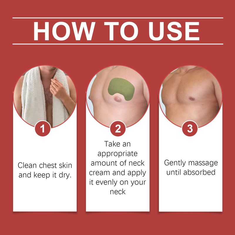 Cerotto per la cura del seno maschile, specificamente progettato per il seno maschile, con un cerotto per la cura del seno sano, compatto e anti-cascante._voghion.com