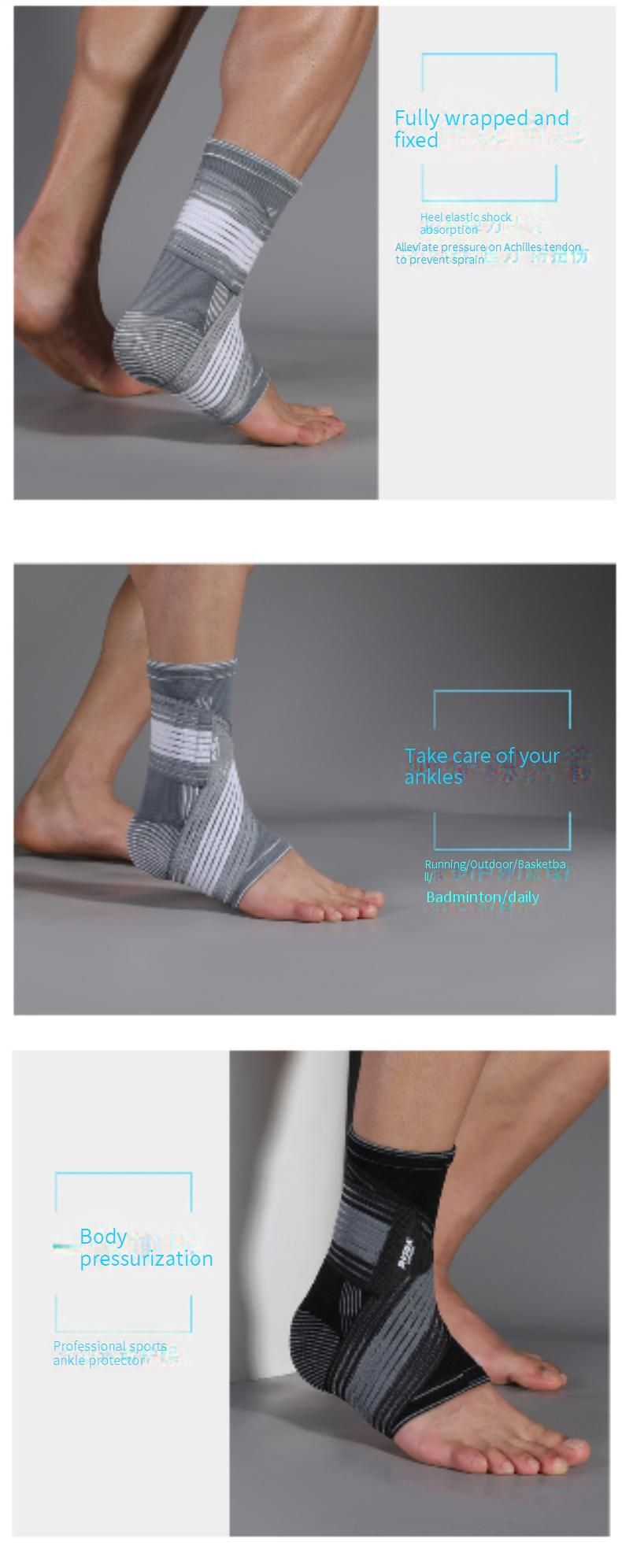 JINGBA Ankle Brace For Sports & Fitness - Breathable Support For Running, Basketball, Soccer, Jump Rope - Anti-Sprain Protection_voghion.com