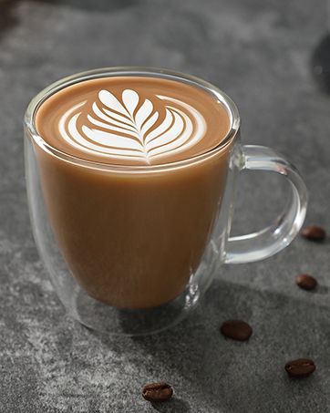 Aurzen 2 Pack Double Walled Glass Mugs With Handles, Large Insulated Layer Coffee Cups, 12oz Clear Borosilicate Mugs,_voghion.com