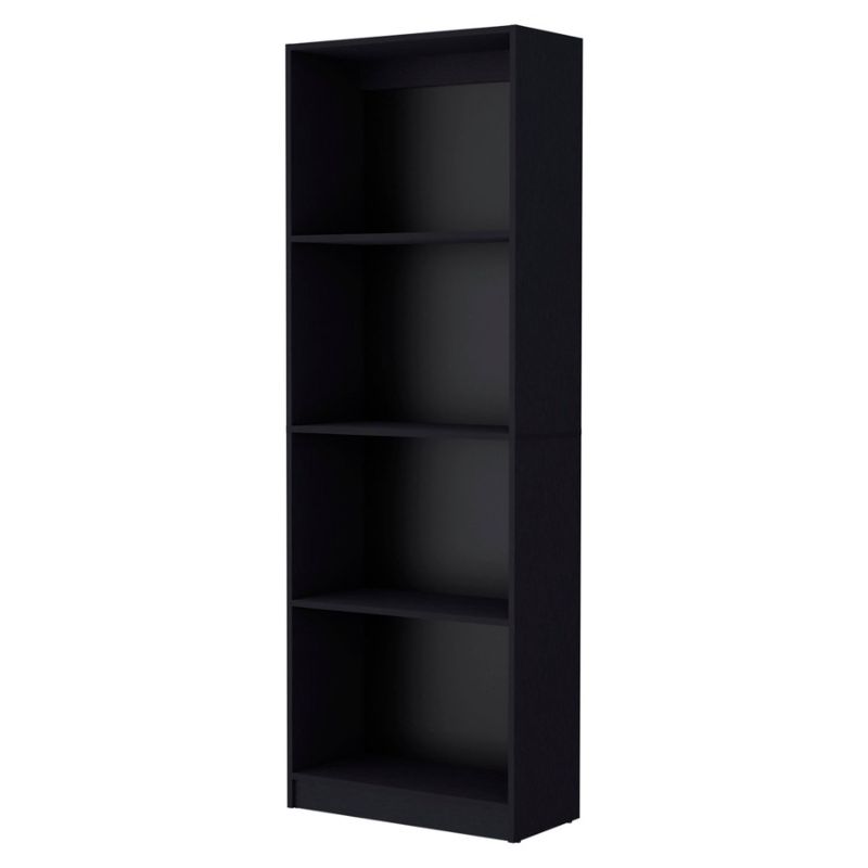 Scaffali Libreria nera a ripiani_voghion.com