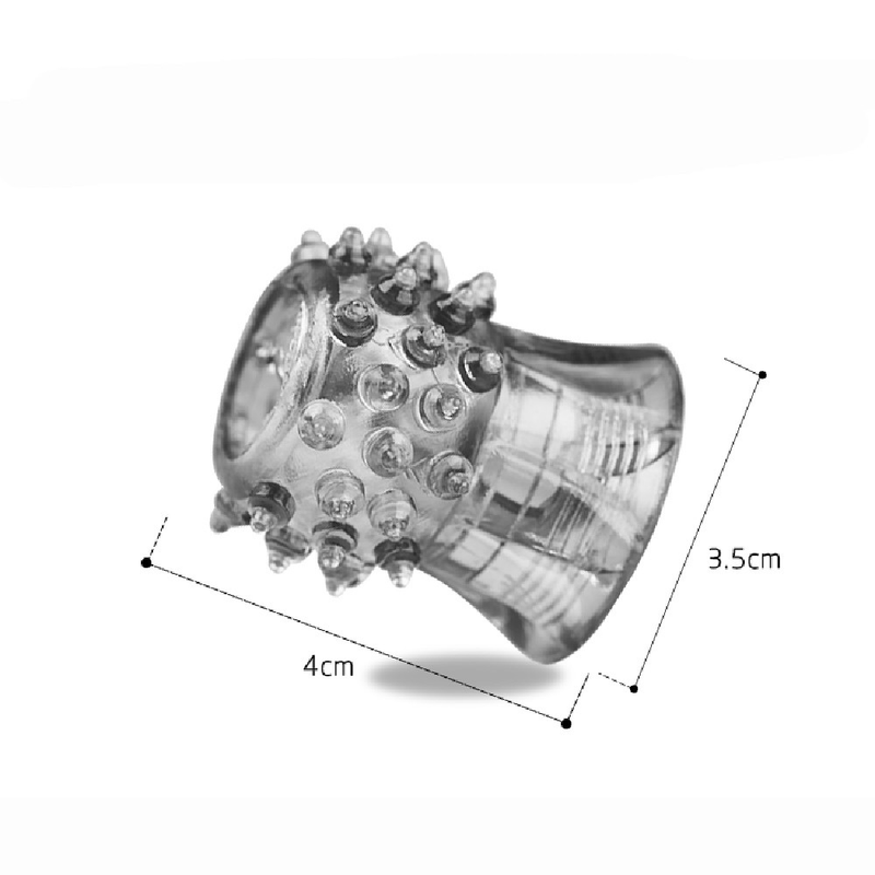 Crystal Reusable Silicone Soft Sleeve Enlargement Semen Lock Ring Ejaculation Delay Sex Toys Tools For_voghion.com