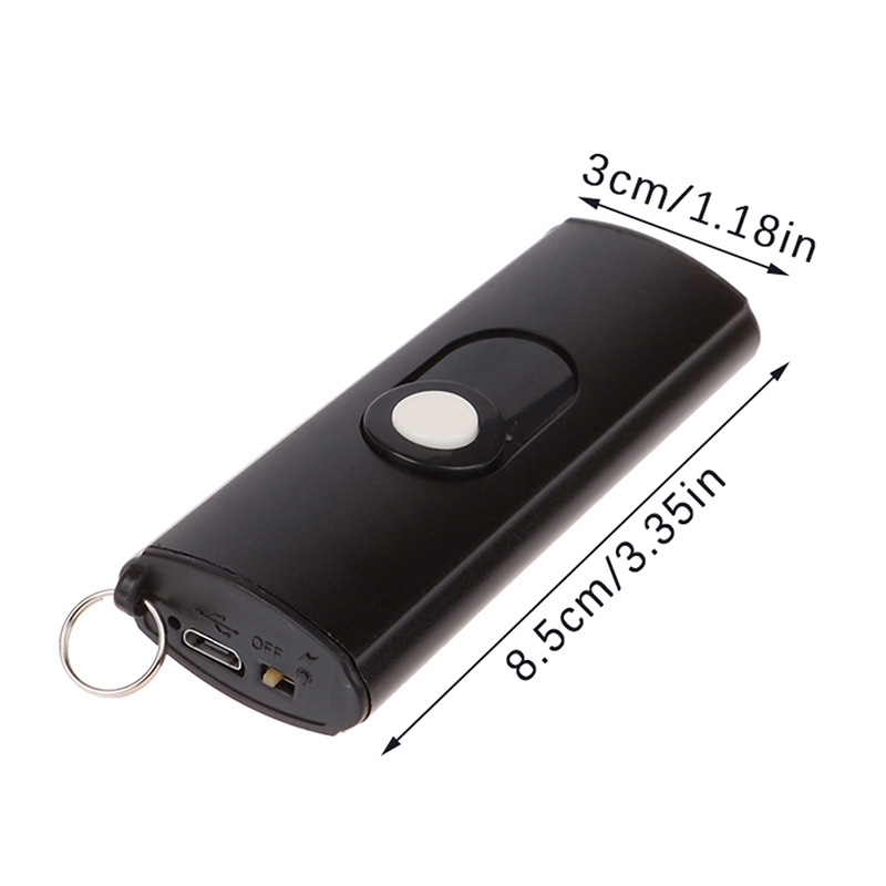 Mädchen Selbstverteidigung Elektroschock Ausrüstung Explosion Taschenlampe Schlüsselanhänger Anhänger Taschenlampe USB Aufladen_voghion.com