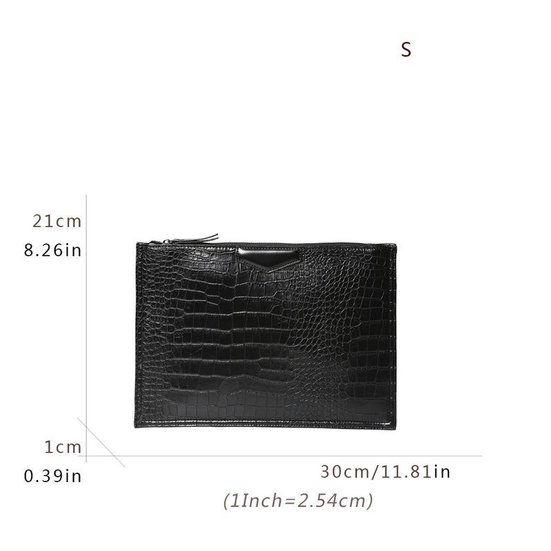 Top Quality Crocodile Men's Clutch Large Capacity Wallet and Designer Brand Business Bag and 2023 New in PU Leather_voghion.com