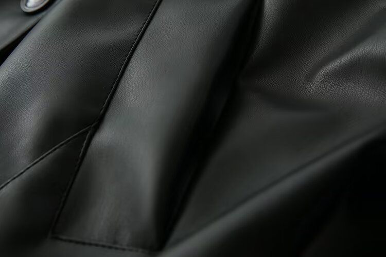 Vêtements pour femmes automne/hiver 2024 nouvelle veste courte en cuir de mode de rue_voghion.com