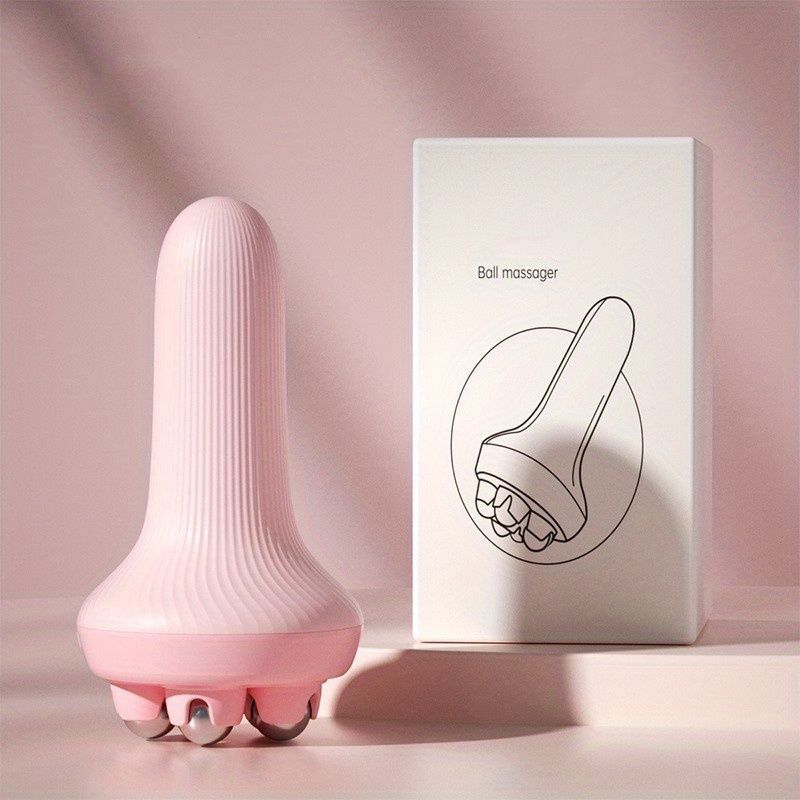 1 Handmassagegerät zur Muskelentspannung – Rollerball-Massagegerät für Rücken, Nacken, Füße, Waden, Beine – Tragbares Design für Entspannung unterwegs_voghion.com