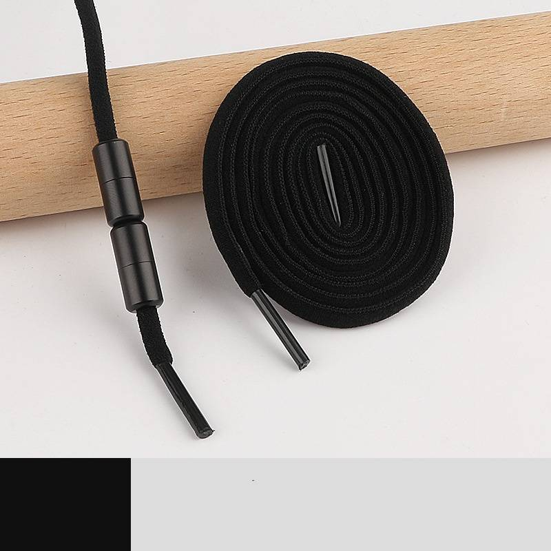 Accessori per scarpe Lacci elastici per scarpe da annodare liberamente Lacci per scarpe elastici colorati in metallo Capsula Fibbie per lacci per scarpe da annodare liberamente per bambini_voghion.com