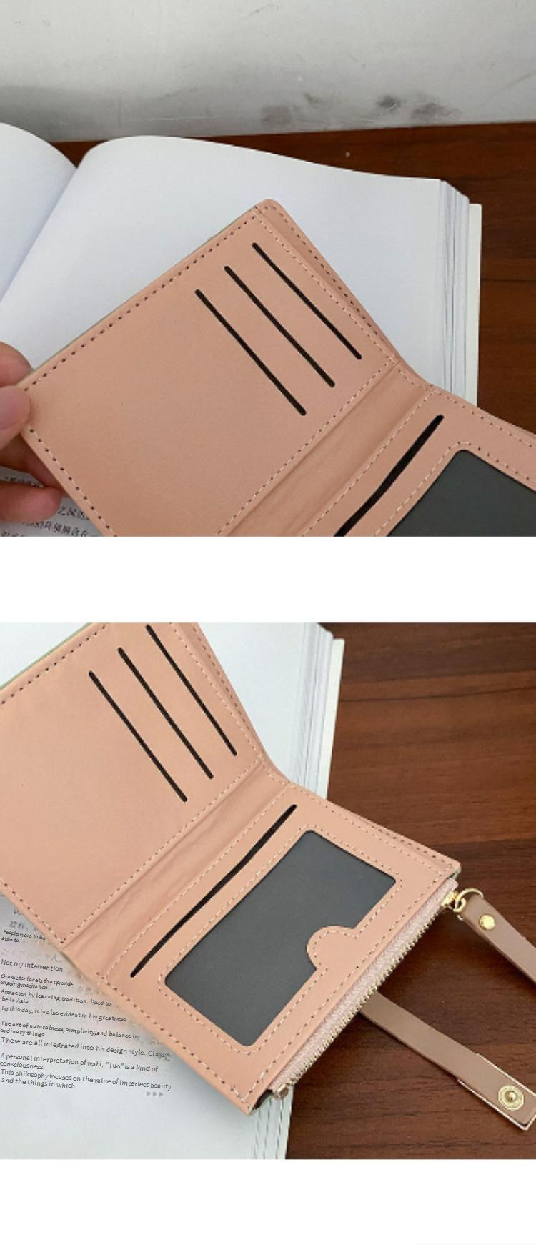 Coin Purses & Holders New Women's Litchi Grain PU Leather Solid Color Wallet Wholesale Clutch Bag Card Holder Zipper Wallet_voghion.com