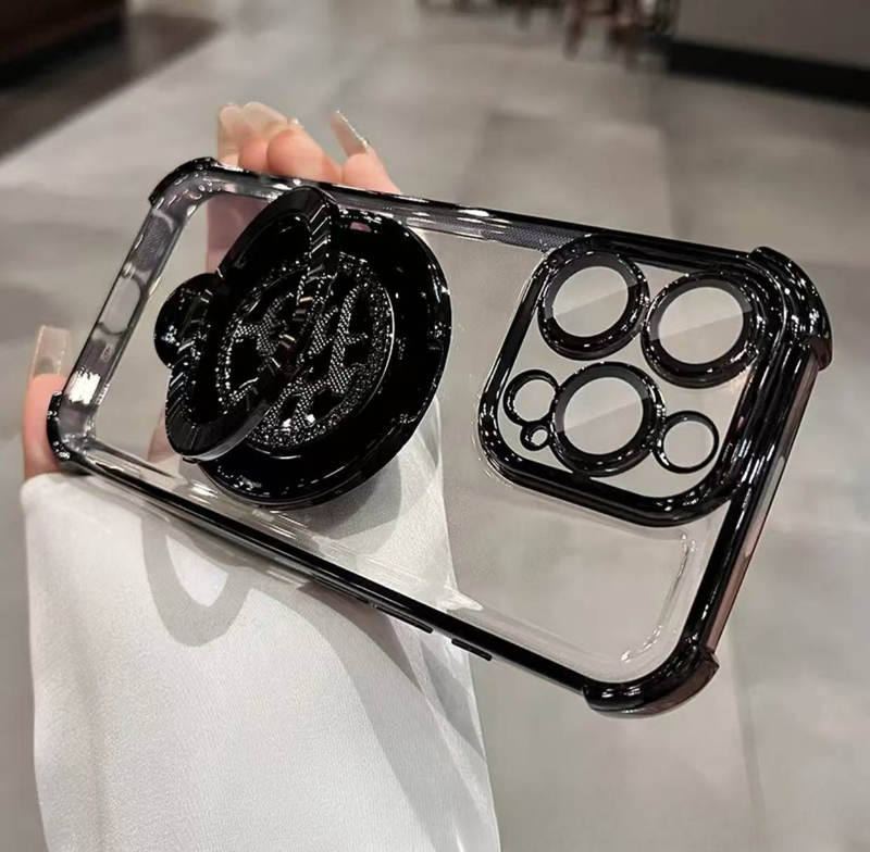 Funda y cubiertas para teléfono compatibles con fundas de teléfono móvil, ligeras, de lujo, giratorias, con soporte magnético, para iPhone 15, funda de pareja de cuatro esquinas de Año Nuevo._voghion.com