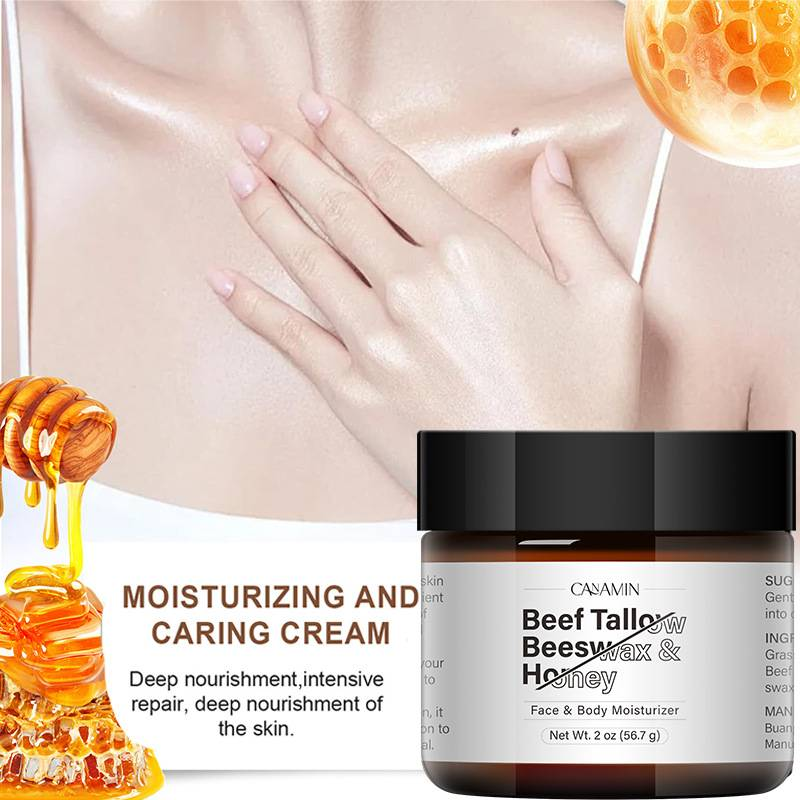 Beef Tallow Beeswax And Honey Balm - Deeply Moisturizing Skin Cream_voghion.com